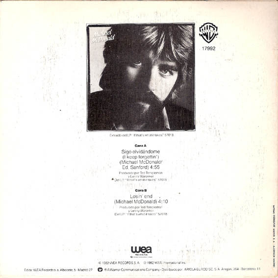 Michael McDonald - I Keep Forgettin'
