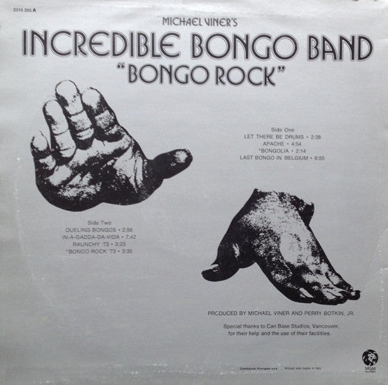 The Incredible Bongo Band - Bongo Rock LP - The Funkadoobian
