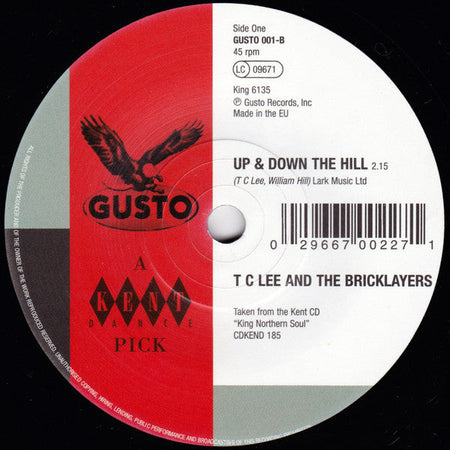 Mike Pedicin / T.C. Lee & The Bricklayers - Burnt Toast And Black Coffee / Up & Down The Hill - The Funkadoobian