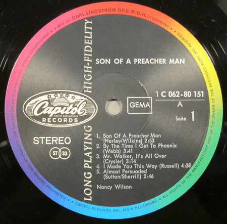 Nancy Wilson - Son Of A Preacher Man - The Funkadoobian