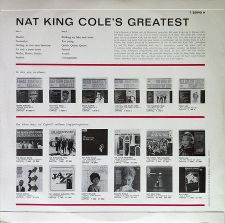 Nat King Cole - Nat King Cole's Greatest - The Funkadoobian