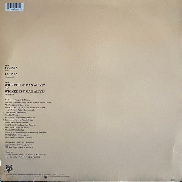 Naughty By Nature - O.P.P. / Wickedest Man Alive - The Funkadoobian