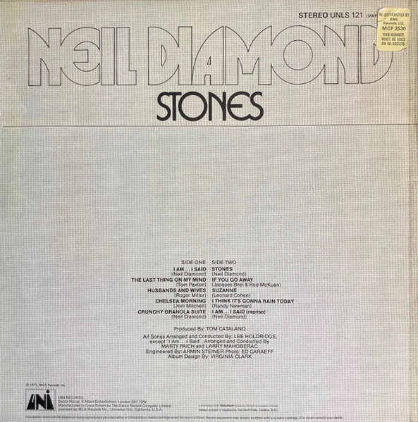 Neil Diamond - Stones - The Funkadoobian