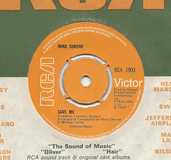 Nina Simone - To Be Young Gifted And Black / Save Me - The Funkadoobian