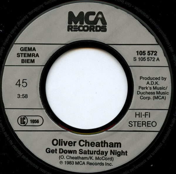 Oliver Cheatham - Get Down Saturday Night