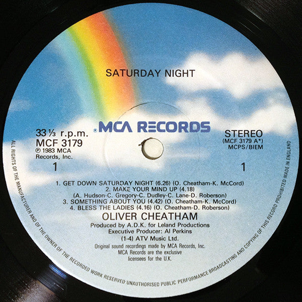 Oliver Cheatham - Saturday Night - The Funkadoobian