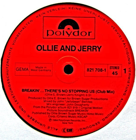 Ollie And Jerry - Breakin'... There's No Stopping Us - The Funkadoobian