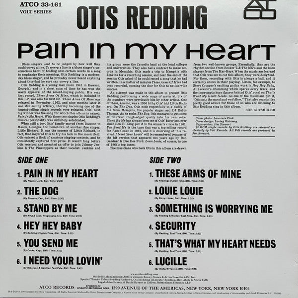 Otis Redding - Pain In My Heart - The Funkadoobian