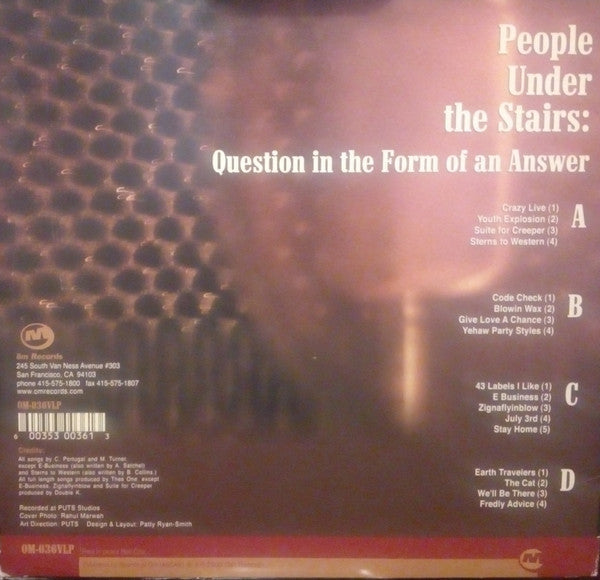 People Under The Stairs - Question In The Form Of An Answer - The Funkadoobian