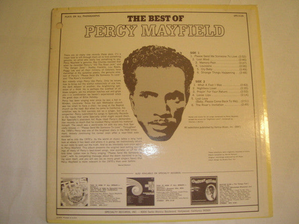 Percy Mayfield - The Best Of Percy Mayfield - The Funkadoobian