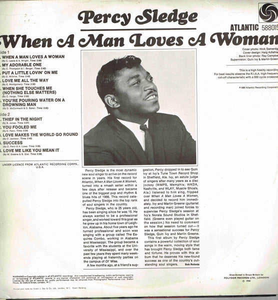 Percy Sledge - When A Man Loves A Woman - The Funkadoobian