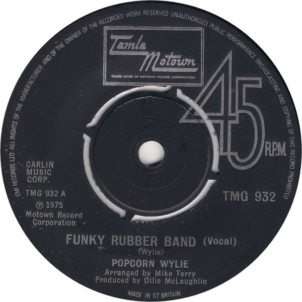 Richard Popcorn Wylie - Funky Rubber Band (Vocal) / (Instrumental) - The Funkadoobian