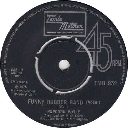 Richard Popcorn Wylie - Funky Rubber Band (Vocal) / (Instrumental) - The Funkadoobian