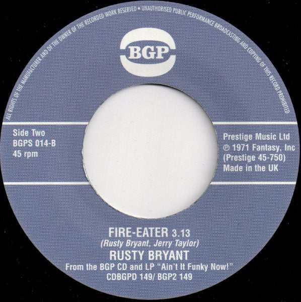 Pucho & His Latin Soul Brothers / Rusty Bryant - Got Myself A Good Man / Fire-Eater - The Funkadoobian