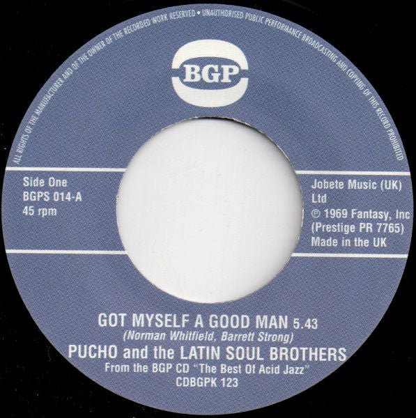 Pucho & His Latin Soul Brothers / Rusty Bryant - Got Myself A Good Man / Fire-Eater - The Funkadoobian