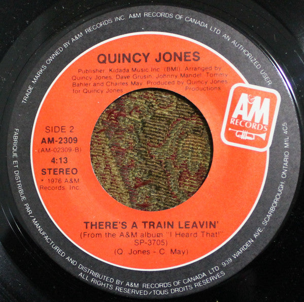 Quincy Jones - Ai No Corrida / There's A Train Leavin - The Funkadoobian