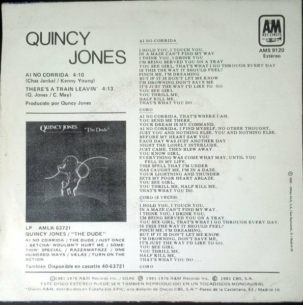 Quincy Jones - Ai No Corrida - The Funkadoobian