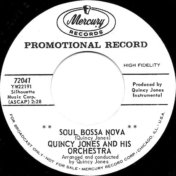 Quincy Jones And His Orchestra - Soul Bossa Nova - The Funkadoobian