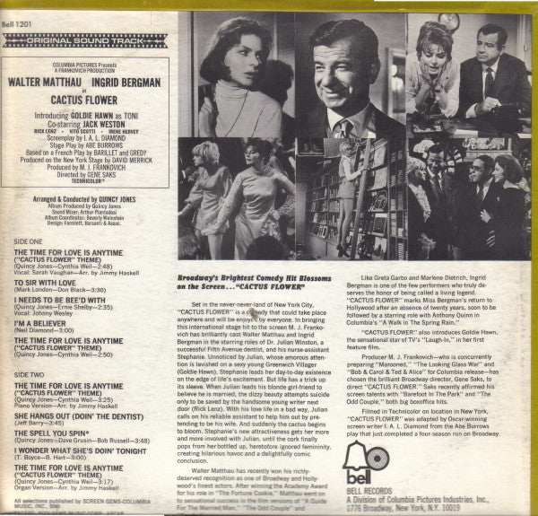 Quincy Jones - Cactus Flower (Original Sound Track) - The Funkadoobian