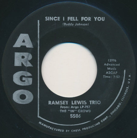 The Ramsey Lewis Trio - The In Crowd - The Funkadoobian