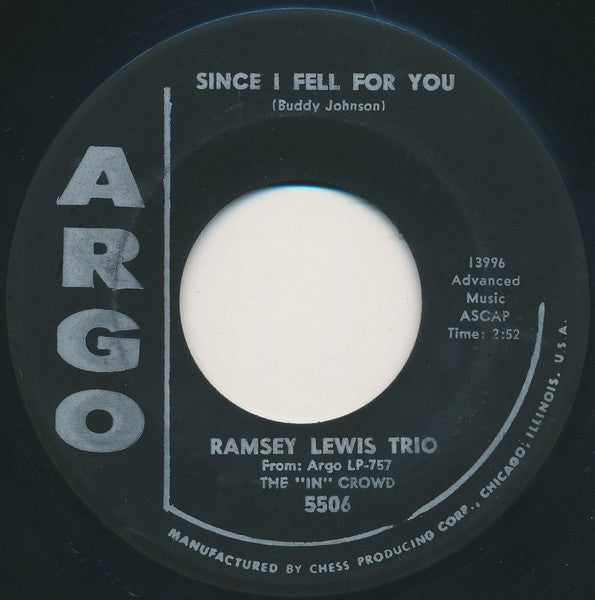 The Ramsey Lewis Trio - The In Crowd - The Funkadoobian