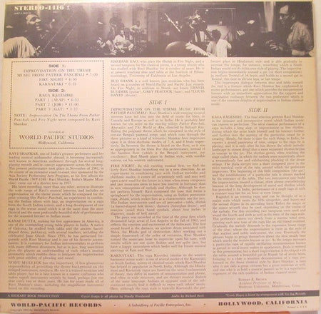 Ravi Shankar - Improvisations & Theme From Pather Panchali - The Funkadoobian