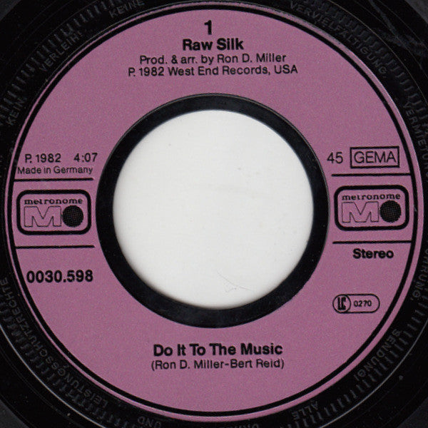 Raw Silk - Do It To The Music - The Funkadoobian