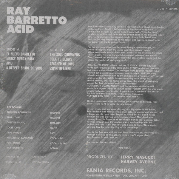 Ray Barretto - Acid - The Funkadoobian