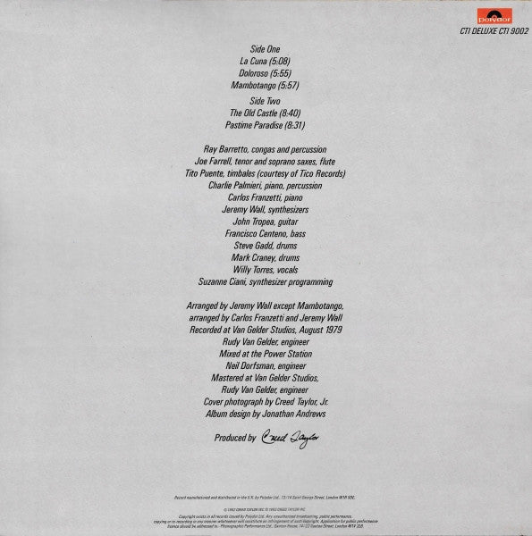 Ray Barretto - La Cuna - The Funkadoobian