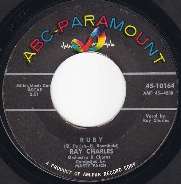 Ray Charles - Ruby / Hardhearted Hannah - The Funkadoobian