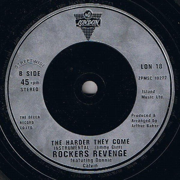 Rockers Revenge Featuring Donnie Calvin - The Harder They Come