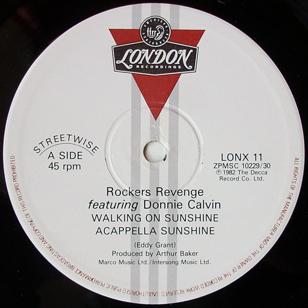 Rockers Revenge Featuring Donnie Calvin - Walking On Sunshine - The Funkadoobian