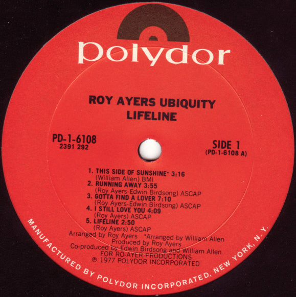 Roy Ayers Ubiquity - Lifeline - The Funkadoobian