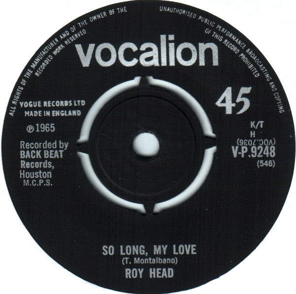 Roy Head - Treat Her Right - The Funkadoobian