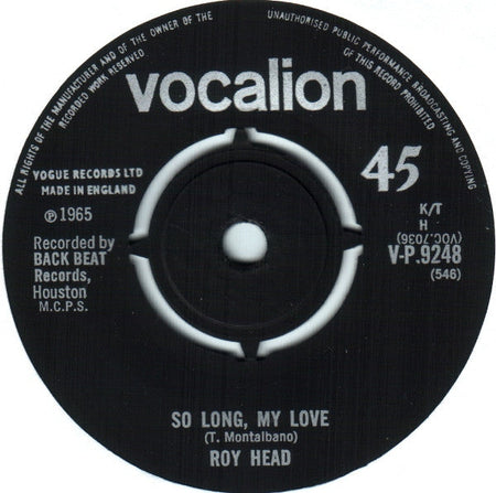 Roy Head - Treat Her Right - The Funkadoobian