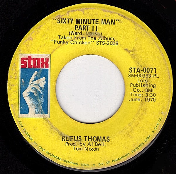 Rufus Thomas - The Preacher And The Bear - The Funkadoobian