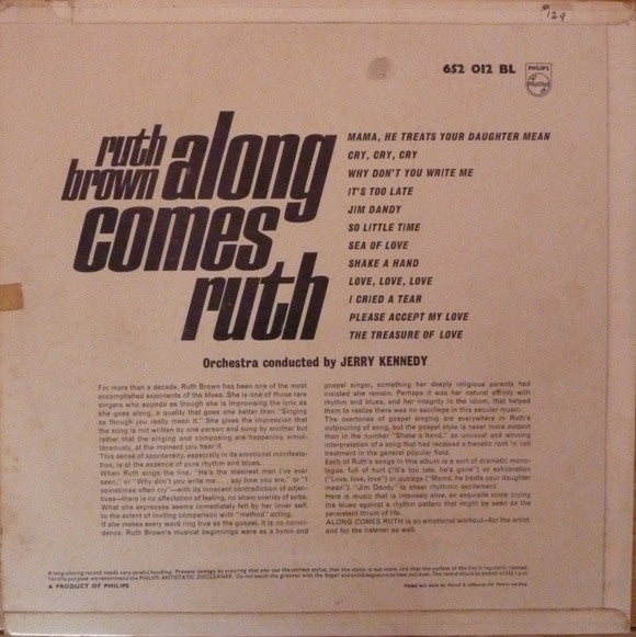 Ruth Brown - Along Comes Ruth - The Funkadoobian