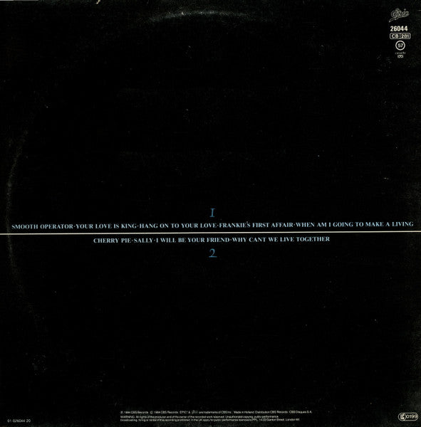 Sade - Diamond Life - The Funkadoobian