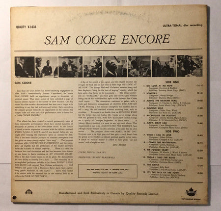 Sam Cooke - Encore - The Funkadoobian