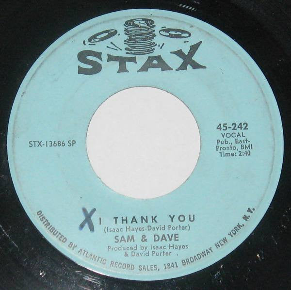 Sam & Dave - I Thank You / Wrap It Up - The Funkadoobian