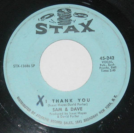 Sam & Dave - I Thank You / Wrap It Up - The Funkadoobian