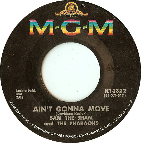 Sam The Sham & The Pharaohs - Wooly Bully / Ain't Gonna Move - The Funkadoobian