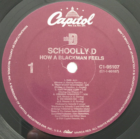 Schoolly D - How A Blackman Feels - The Funkadoobian