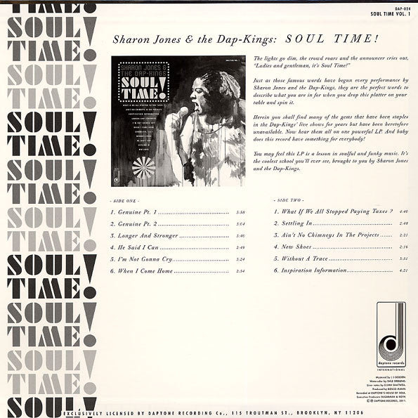 Sharon Jones & The Dap-Kings - Soul Time! - The Funkadoobian