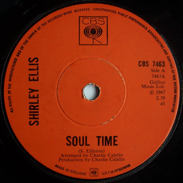 Shirley Ellis - Soul Time - The Funkadoobian