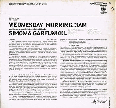 Simon & Garfunkel - Wednesday Morning 3 A.M. - The Funkadoobian