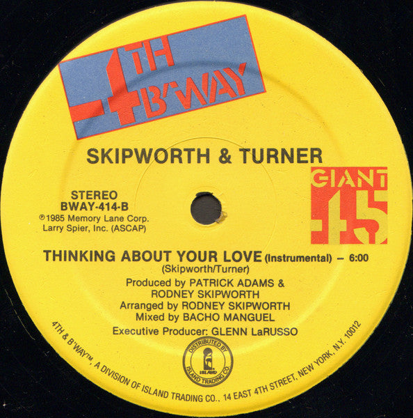 Skipworth & Turner - Thinking About Your Love - The Funkadoobian