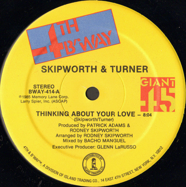 Skipworth & Turner - Thinking About Your Love - The Funkadoobian