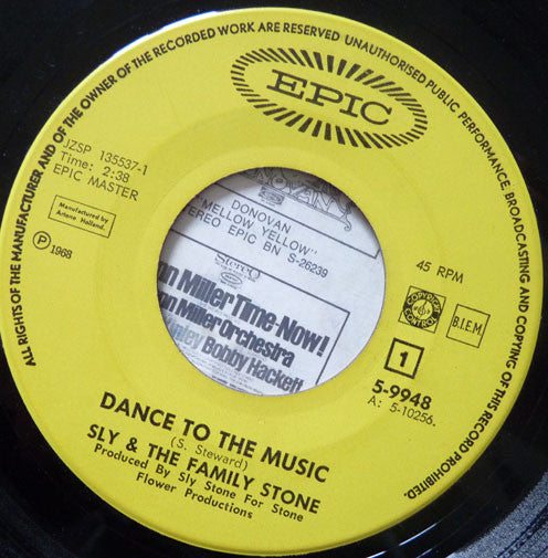 Sly & The Family Stone - Dance To The Music / Bad Risk - The Funkadoobian