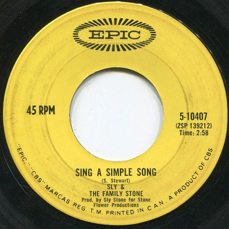 Sly & The Family Stone - Everyday People / Sing A Simple Song - The Funkadoobian